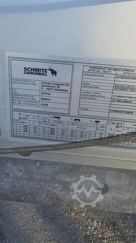 Otvorena poluprikolica sa ceradom Schmitz Cargobull SCS 24/L 13,62 EB SCB S3 Alcoa 2x Lift
