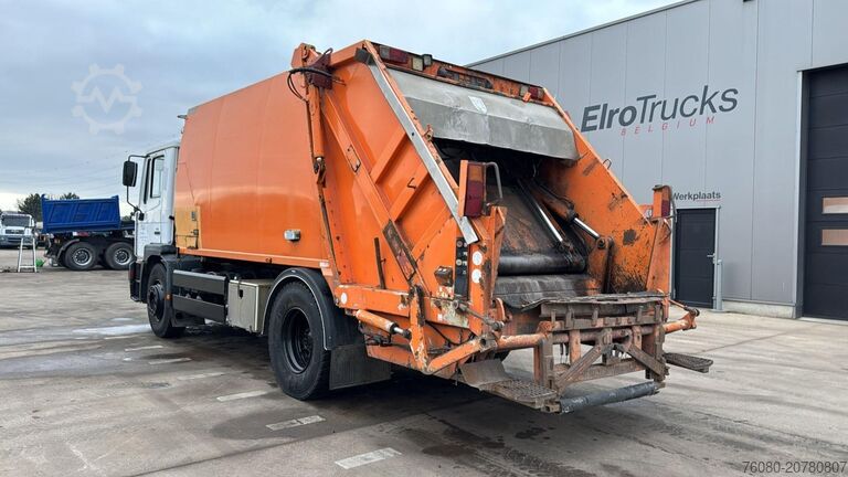 Vuilniswagen MAN 18.285 (GARBAGE TRUCK / TOP CONDITION / 6 CYLIN...