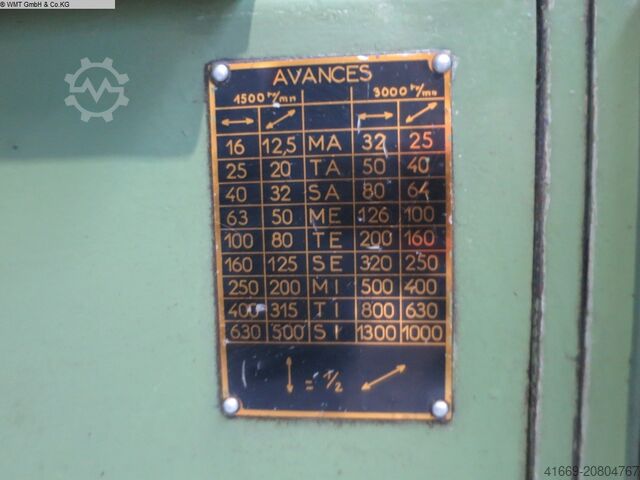 Fræsemaskine - universal ERNAULT-SOMUA Z1C