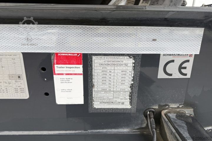 Tiptrailer Schwarzmüller SPA 3/E Kipper / Swiss-Vehicle