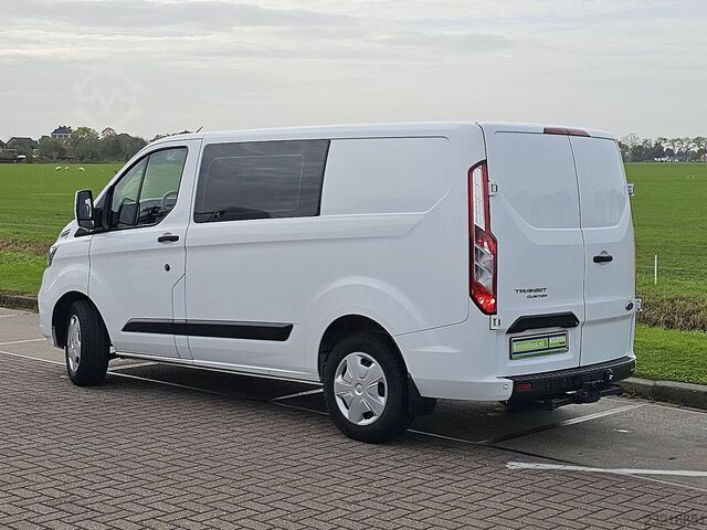 FORD TRANSIT CUSTOM 2.0 L1H1 Dubbele Cabine Automaat Navi Airco Trekhaak Camera WP-Inrichting Euro6 FORD TRANSIT CUSTOM 2.0 L1H1 Dubbele Cabine Automaat...