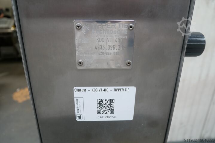 Fleischverarbeitungsmaschine TIPPER TIE Clippeuse  KDC VT 400