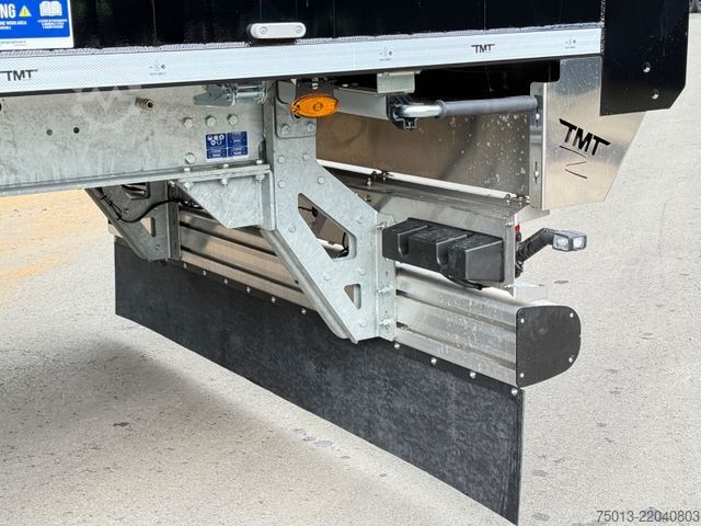 Yürüyen tabanlı yarı römork  TMT 92 cbm, Lift- u Lenkachse, Schutzplane links