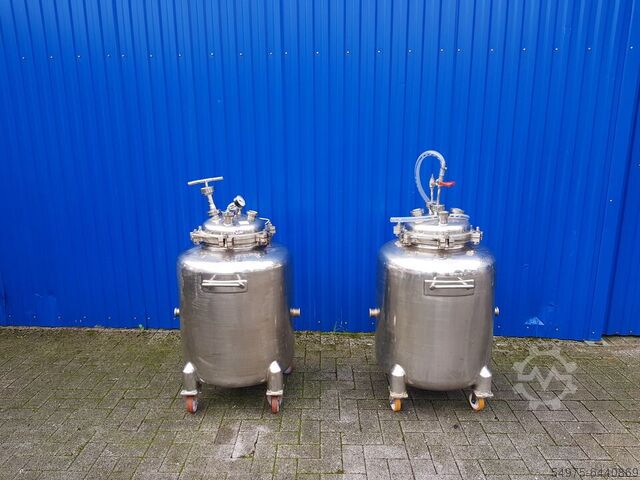 Tank i rostfritt stål Tryckkärl Tank 10597