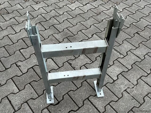 Standaards Rollenbaanstandaards Rollenbaan Gesamtbreite: 475 mm/ Höhe min: 640 mm/ max. 870 mm