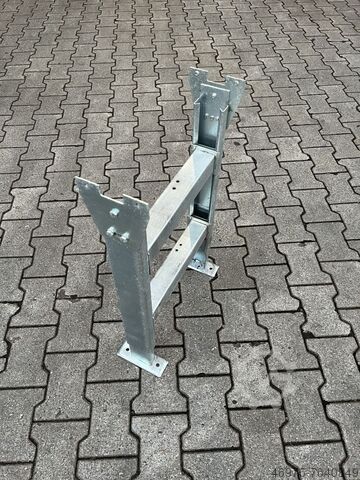 Standaards Rollenbaanstandaards Rollenbaan Gesamtbreite: 475 mm/ Höhe min: 640 mm/ max. 870 mm