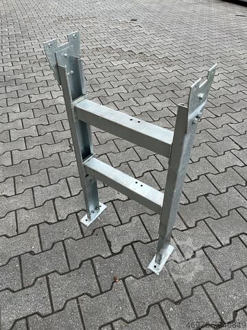 Standaards Rollenbaanstandaards Rollenbaan Gesamtbreite: 475 mm/ Höhe min: 640 mm/ max. 870 mm