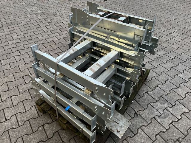 Standaards Rollenbaanstandaards Rollenbaan Gesamtbreite: 475 mm/ Höhe min: 640 mm/ max. 870 mm