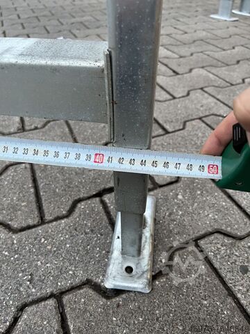 Standaards Rollenbaanstandaards Rollenbaan Gesamtbreite: 475 mm/ Höhe min: 640 mm/ max. 870 mm