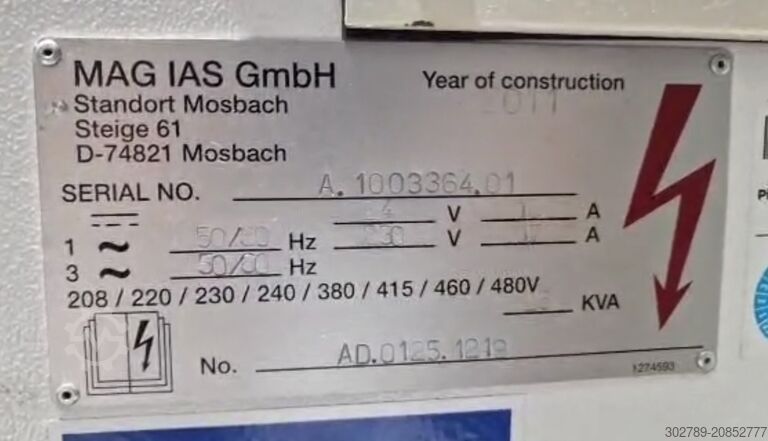 Vertical machining center CINCINNATI CFV-800i