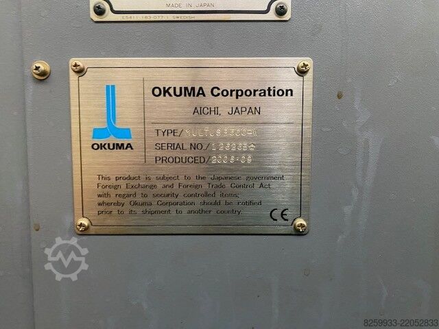 Centru de strunjire și frezare CNC Okuma Multus B300W