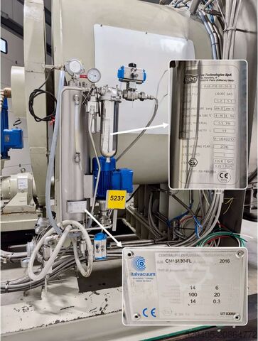 Secador de paletas al vacío Italvacuum Cosmodry System IHD 3200