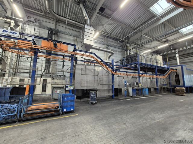 Continuous degreasing and washing system B&M