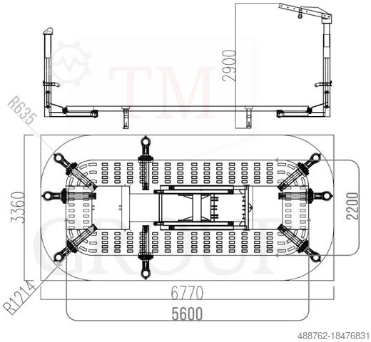 Rama naprawcza 4T 4x DOZER!! TM-Group B700
