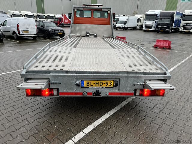Bestelwagen autodrager Mercedes-Benz Vario 612 D / Car - Machine Transporter 570 cm ...