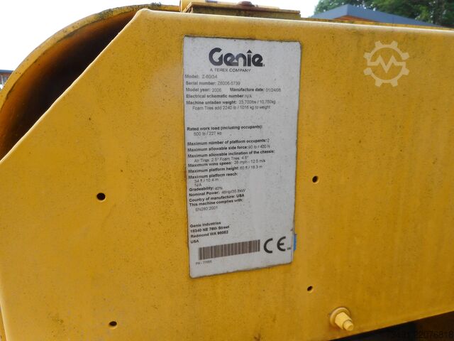 Telescopisch werkplatform Genie Z60/34 Diesel Allrad 20,10m