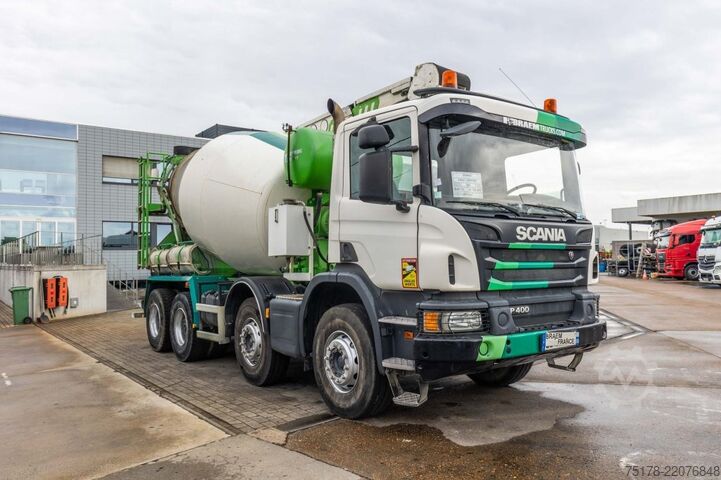 Blender SCANIA P400 +STETTER 7m3+TAPIS THEAM TS 13
