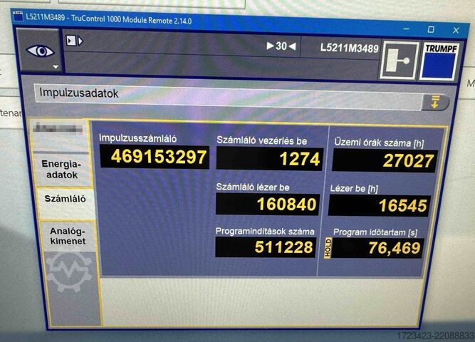 Laserskärmaskin TRUMPF TruLaser 5040 Fiber