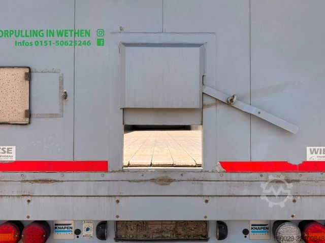 Semitrailer med walking floor KNAPEN K200 60 m³ - elektr. Verdeck, hydr. Heckklappe