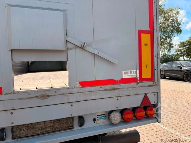 Semitrailer med walking floor KNAPEN K200 60 m³ - elektr. Verdeck, hydr. Heckklappe