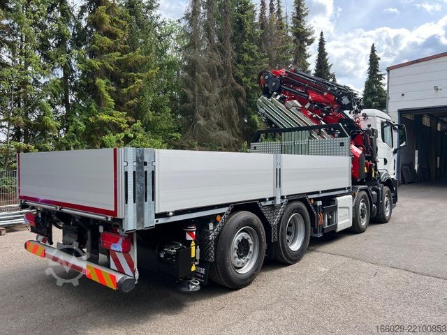 Grua montada em camião MAN TGS 35.520 8x4 Hydro, Kran Fassi F805 TECHNO