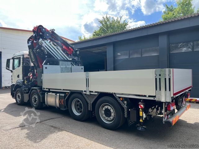 Grua montada em camião MAN TGS 35.520 8x4 Hydro, Kran Fassi F805 TECHNO
