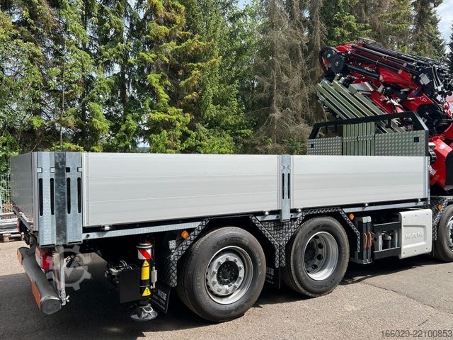 Grua montada em camião MAN TGS 35.520 8x4 Hydro, Kran Fassi F805 TECHNO