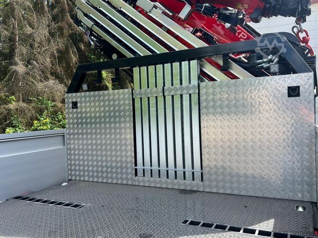Camião de plataforma MAN TGS 35.520 8x4 Hydro, Kran Fassi F805 TECHNO