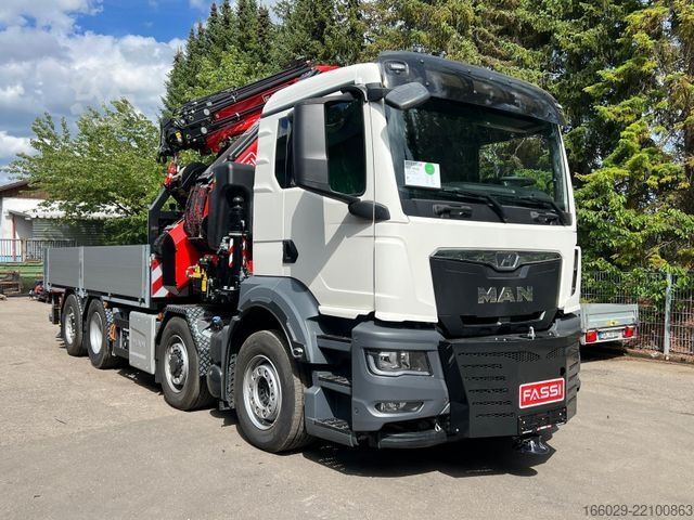 Caminhão para fins especiais MAN TGS 35.520 8x4 Hydro, Kran Fassi F805 TECHNO