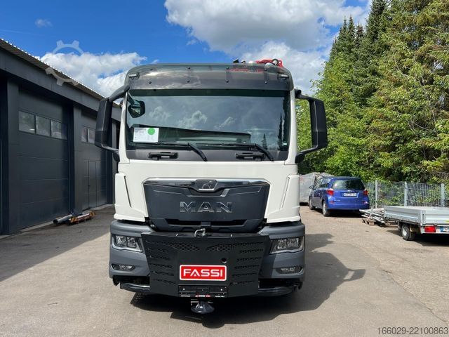 Caminhão para fins especiais MAN TGS 35.520 8x4 Hydro, Kran Fassi F805 TECHNO
