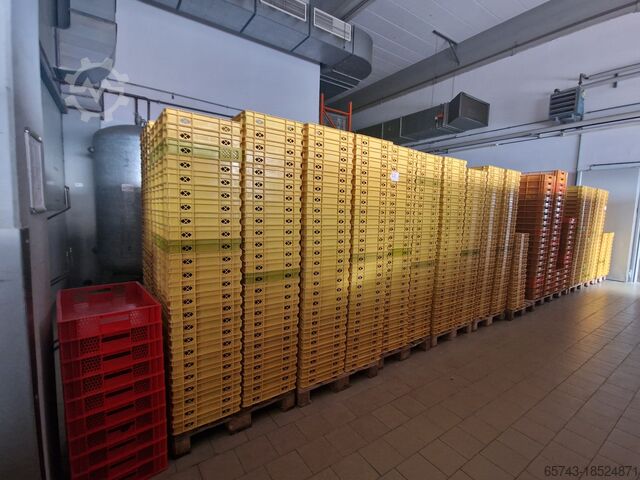 Gelbe Bäckereikartons  60x40x8
