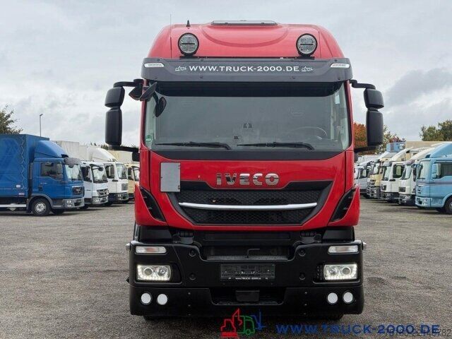 Roll-off tipper truck Iveco Stralis AT260 CNG Erdgas 6x2 Meiller RS2165 FB