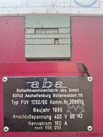 Profil-teljesvágású köszörűgép ABA FUV 1250/60 CNC