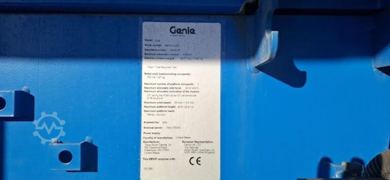 Telescopisch platform Genie S-85