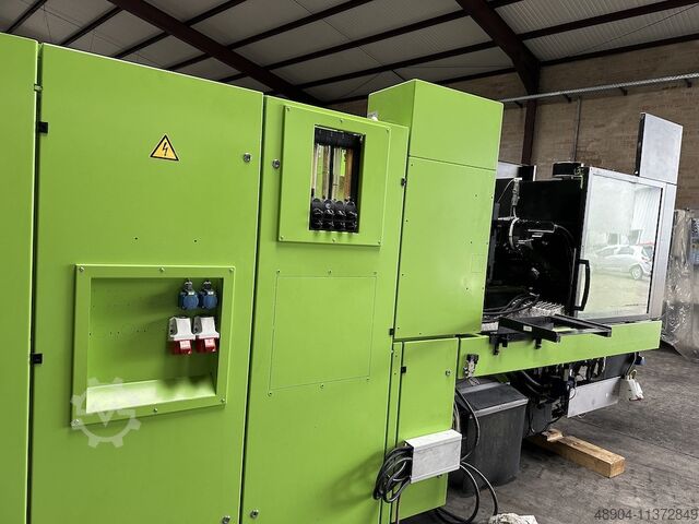 Injection molding machine Engel 200/80 Tech CC200 m. Geiger Robot