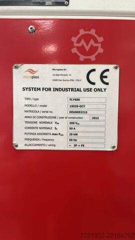 Four de laminage du verre Microglass FLY 600