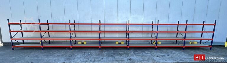 Breedvak opslagsstelling ca. 57 lfm. Weitspannregale H: 200 cm T: 80 cm , 400 kg Fachlast , 4 Ebenen