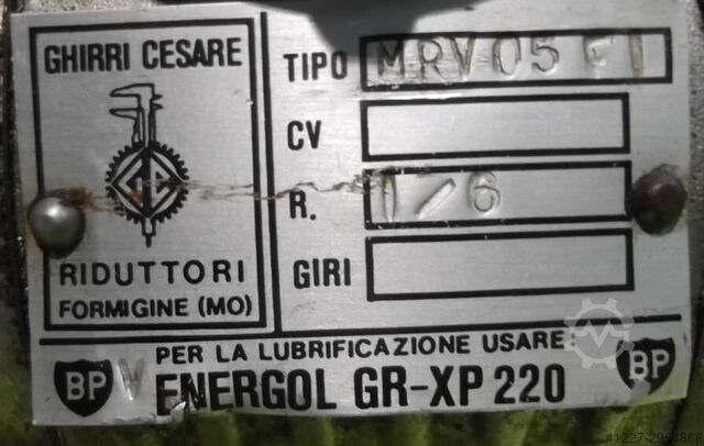 Verstelbare tandwielmotor 0,37 kW 60-308 tpm MOTOVARIO MRV05FI