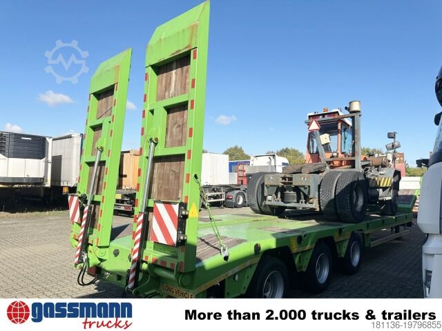 Dieplader oplegger ALPSAN 56t, hydr. Rampen, Verbr. auf 3m