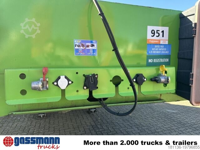 Dieplader oplegger ALPSAN 56t, hydr. Rampen, Verbr. auf 3m