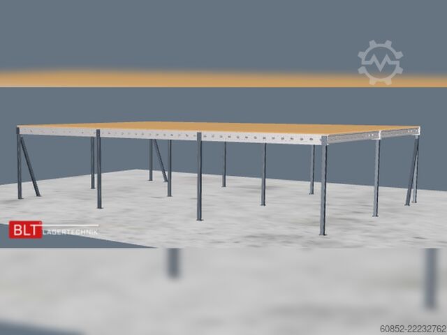 Depolama platformu 10x15m Lagerbühne , Belastung : 500kg/qm Unterkante: 3,0m , ca. 150qm Systembühne