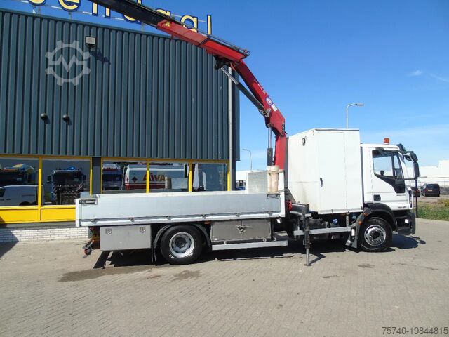 Vinç kamyonu Iveco Eurocargo 160E25 + HMF 1210K-RC + EURO 6