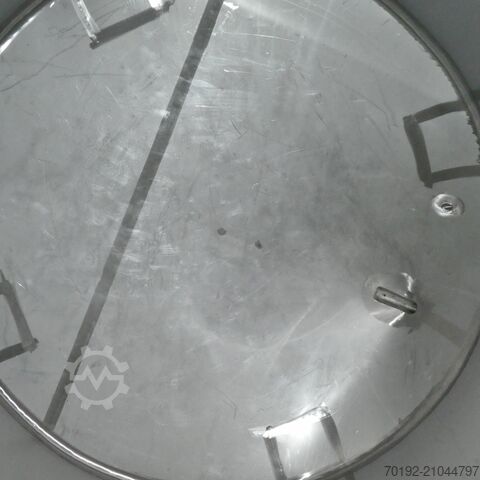 Depósito de 6000 litros de acero inoxidable V2A con brida para agitador  7291