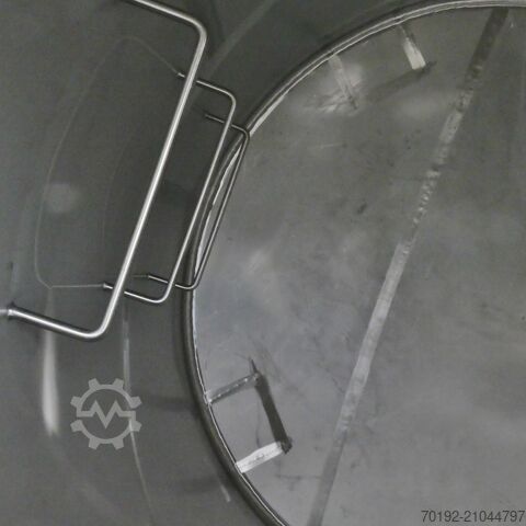 Depósito de 6000 litros de acero inoxidable V2A con brida para agitador  7291