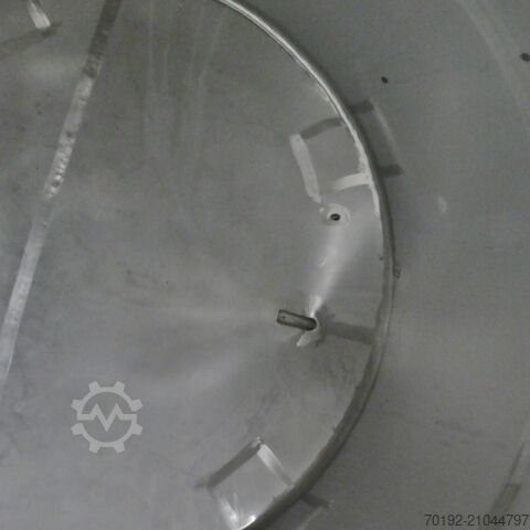 Depósito de 6000 litros de acero inoxidable V2A con brida para agitador  7291