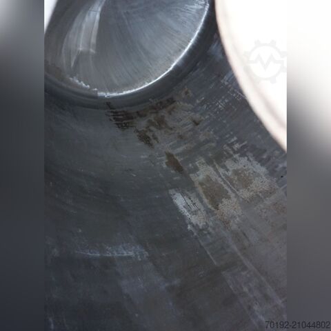 Depósito de presión vertical de 6200 litros hecho de acero inoxidable V4A Edel K0199