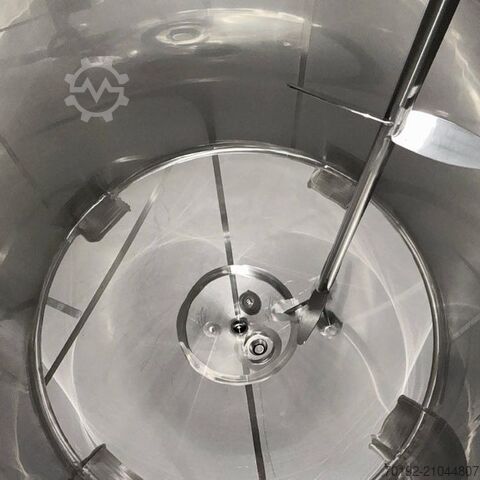 Depósito agitador aislado de 8.000 litros de acero inoxidable V2A con agitador de paletas Fimatec B0129