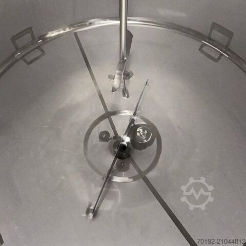 Depósito agitador aislado de 10.000 litros fabricado en acero inoxidable V2A con agitador de vigas Fimatec B0130