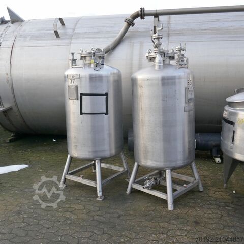 V4A malzemeden 640 litrelik basınçlı kap  B0119