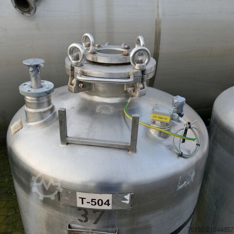 V4A malzemeden 640 litrelik basınçlı kap  B0119